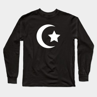 Islamic Symbol the Star and Crescent Long Sleeve T-Shirt